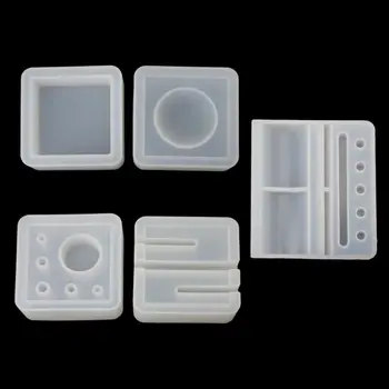 

Silicone Mold Card Storage Pen Holder Ashtray Epoxy Resin Mold Jewelry Making
