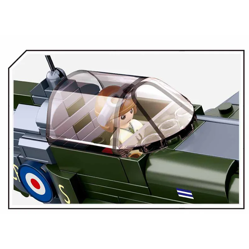 Мировые войны супер морской самолет строительные блоки WW2 военный Pazer Fighter Toys