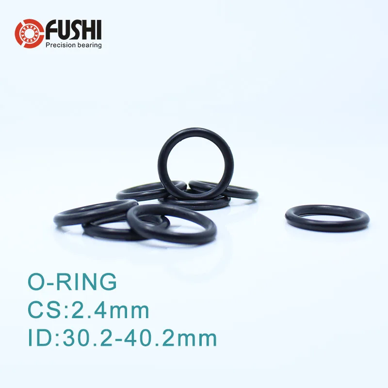 CS2.4mm ЭПДМ уплотнительное кольцо ID 30,2/31,2/32,2/32,6/33,2*2,4 мм 100 шт. уплотнительное кольцо уплотнения выхлопной крепление резиновый изолятор втулка уплотнительное кольцо
