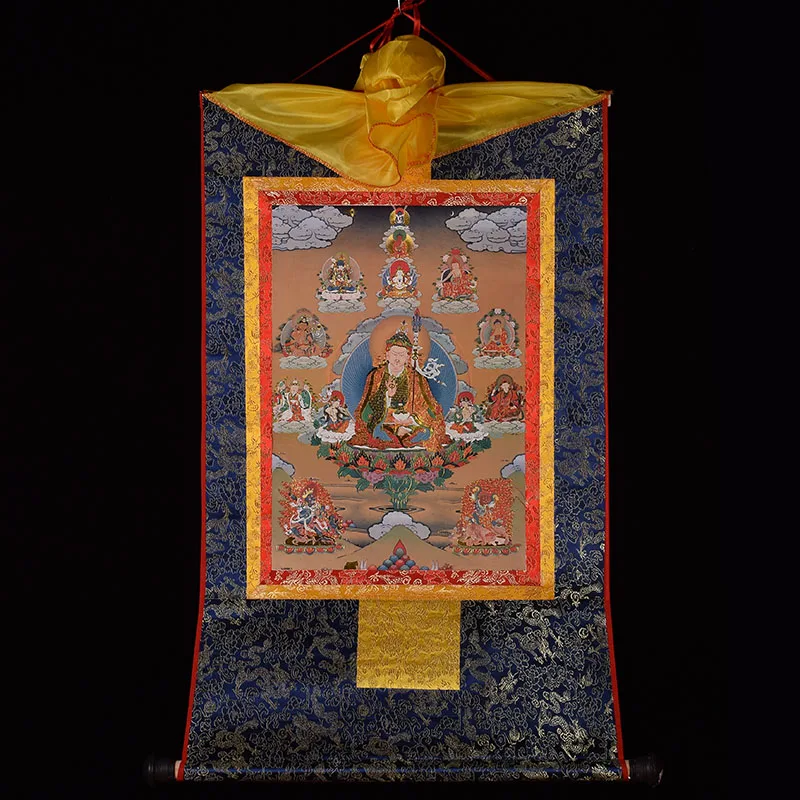 Tangka lotus eight changes Tibetan gold-plated peanut master | Дом и сад