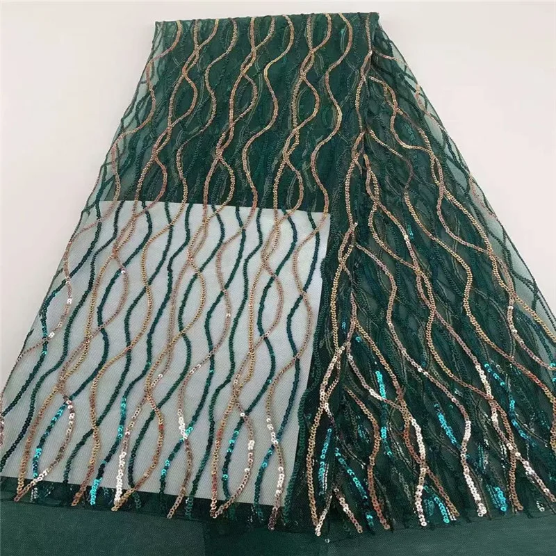 Французская Сетка Тюль Вышивка блестки кружевная ткань лучшее качество