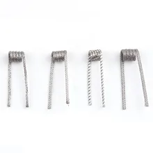 4 шт./компл. демон убийца огонь катушки Ni80 готовые катушки для обслуживаемых атомайзеров и дрипок, атомайзер подходит 40-90 Вт, современный бокс мод электронная сигарета аксессуара