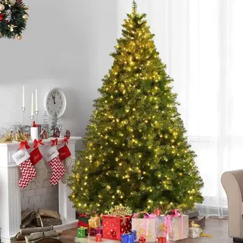 

Christmas Tree Artificial Decoration Full Tree with Solid Metal Stand for Home Party New DIN889