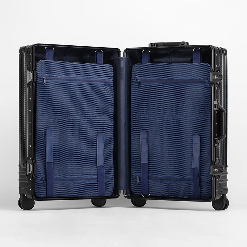 2" 24" 2" 28" дюймов Алюминиевая Рама чемодан коробка сильный бизнес-тележка для багажа Сумка на колесах фирменный туристический чемодан на вращающихся колесиках