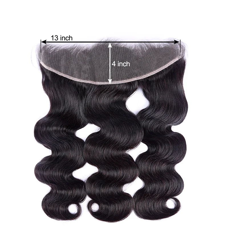 HD Lace Frontal Бразильские волнистые волосы BAISI, волнистые пряди с фронтальной поверхностью, человеческие волосы, 3, 4 пряди с фронтальной шнуровкой, человеческие волосы, пряди - Цвет: HD Lace Frontal