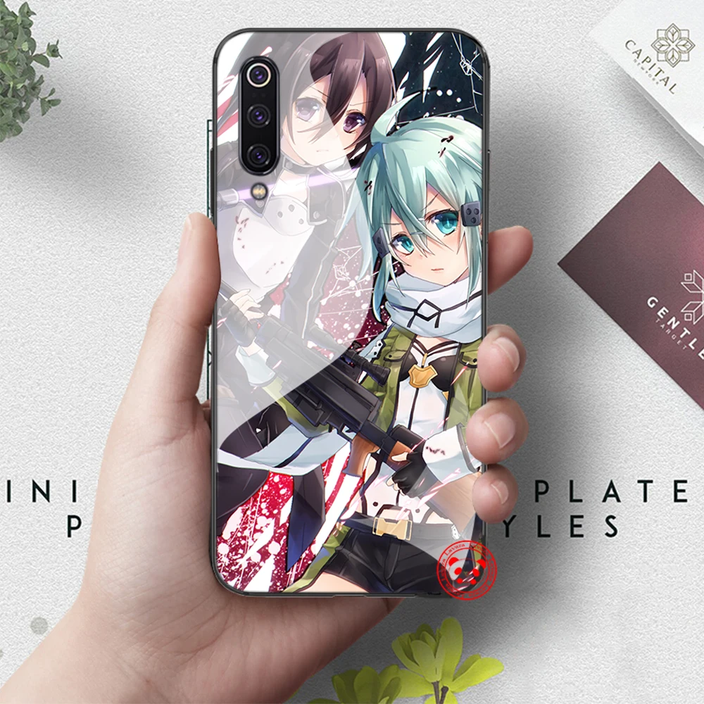 YIMAOC Sword Art онлайн САО Япония Аниме стеклянный чехол для Xiaomi Redmi 4x 6A note 5 6 7 Pro mi 8 9 Lite A1 A2 F1 - Цвет: TG1