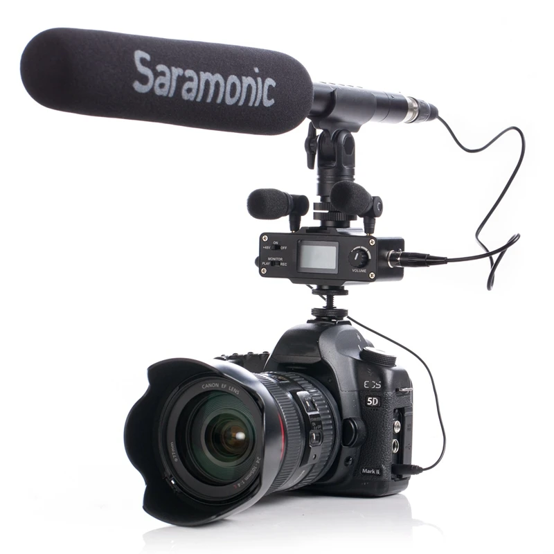 FFYY-Saramonic Sr-Xm1 3,5 мм Trs микрофон Plug and Play микрофон для Gopro Osmo Dslr камеры видеокамеры Camixer Smartmixer