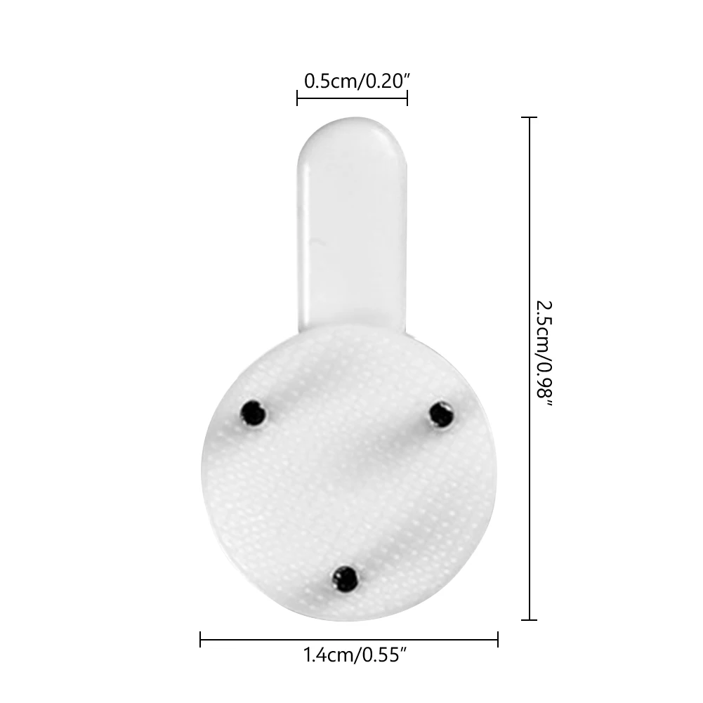 White Plastic Invisible Nail Screw Wall Hook No Photo Picture Frame Trace Painting Frame Wall Hanger Hooks 20/40/60pcs wall hooks picture frame hangers hanging hooks