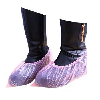 

100pc Disposable Shoe Covers Plastic Thick Outdoor Waterproof Carpet Cleaning Shoe Cover Floor Protector Cleaning Overshoes