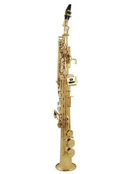 

Jp043g soprano BB saxophone, straight, gold lacquer, John Packer