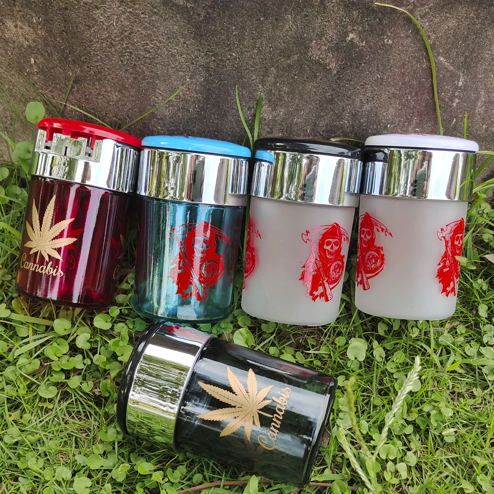 HORNET высококачественная акриловая пепельница для сигарет со светодиодный