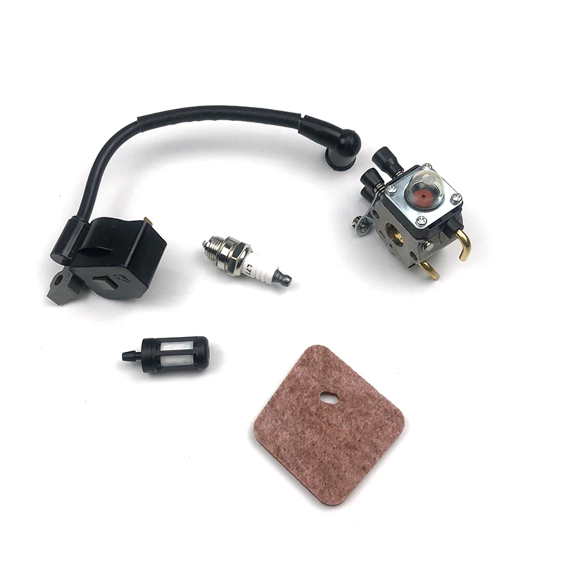 Replacement Lawn Mower Carburetor Assembly Kit For Stihl FC55 FS38 FS45 FS55 HL45 HS45 Trimmer Ignition coil Repair Parts