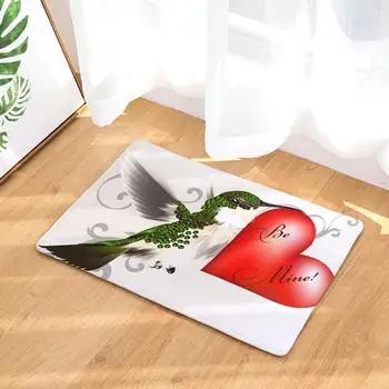 

Nordic Cartoon Bath Floor Door Mat Absorbent Mats Doormat Anti-Slip Outdoor Kitchen Area Rug Mats Bird Painted Rugs Tapetes