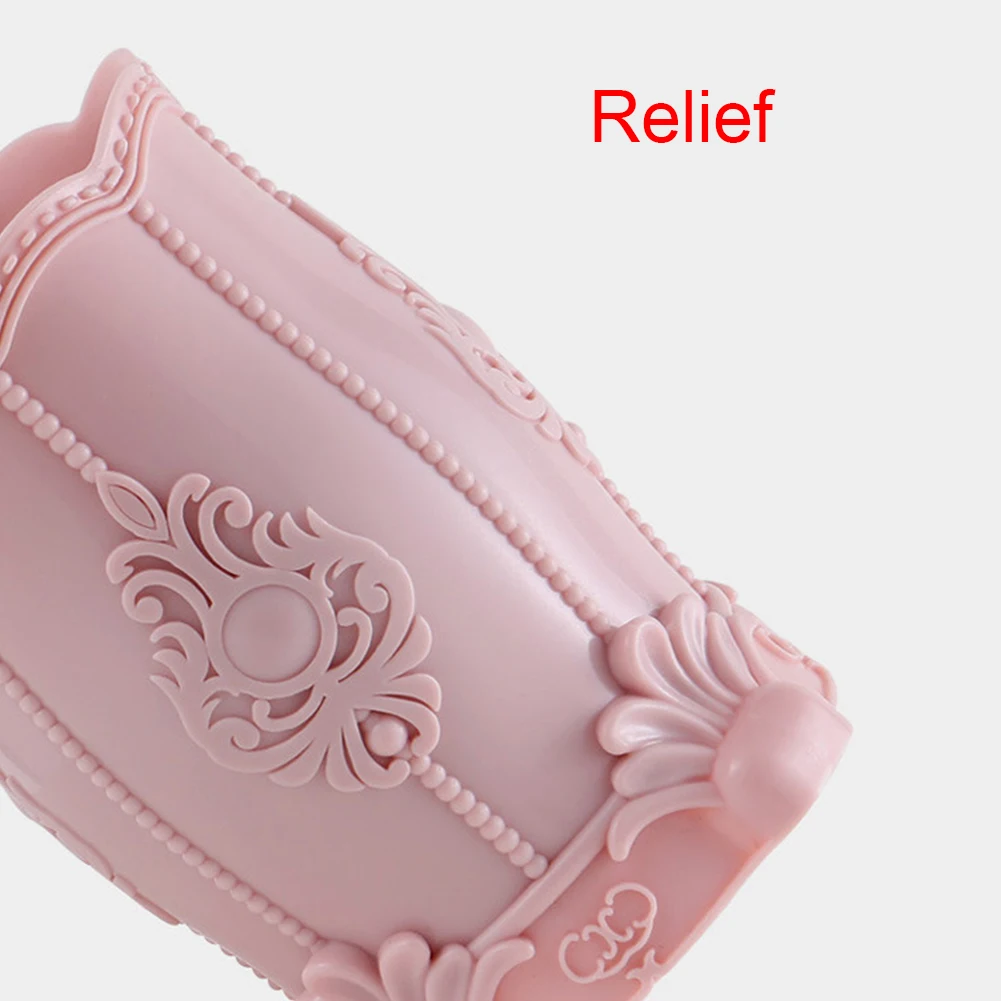 Косметический чехол для хранения, домашний многофункциональный настольный подарок, пластиковый настольный декор, резной горшок, держатель для макияжа, Органайзер