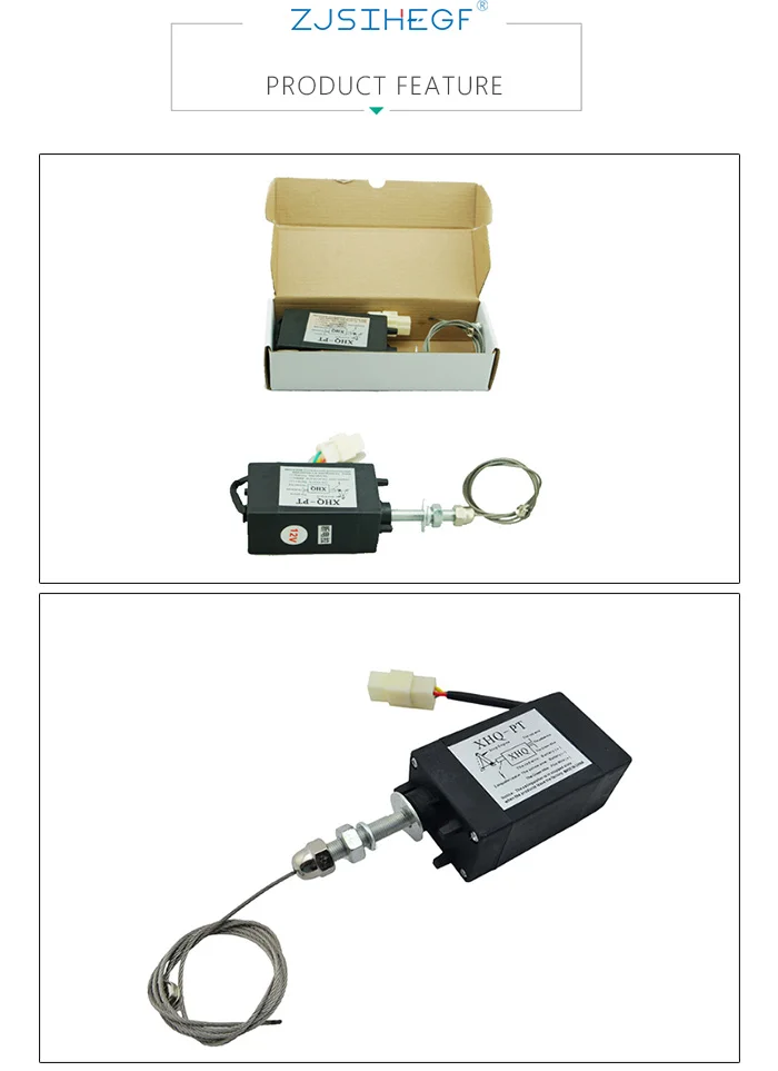 Нормально открытый DC 12 V/24 V дизельный двигатель устройство пламени клапан для остановки работы двигателя клапан XHQ-PT мощность на Pull Тип пламенный Магнитный