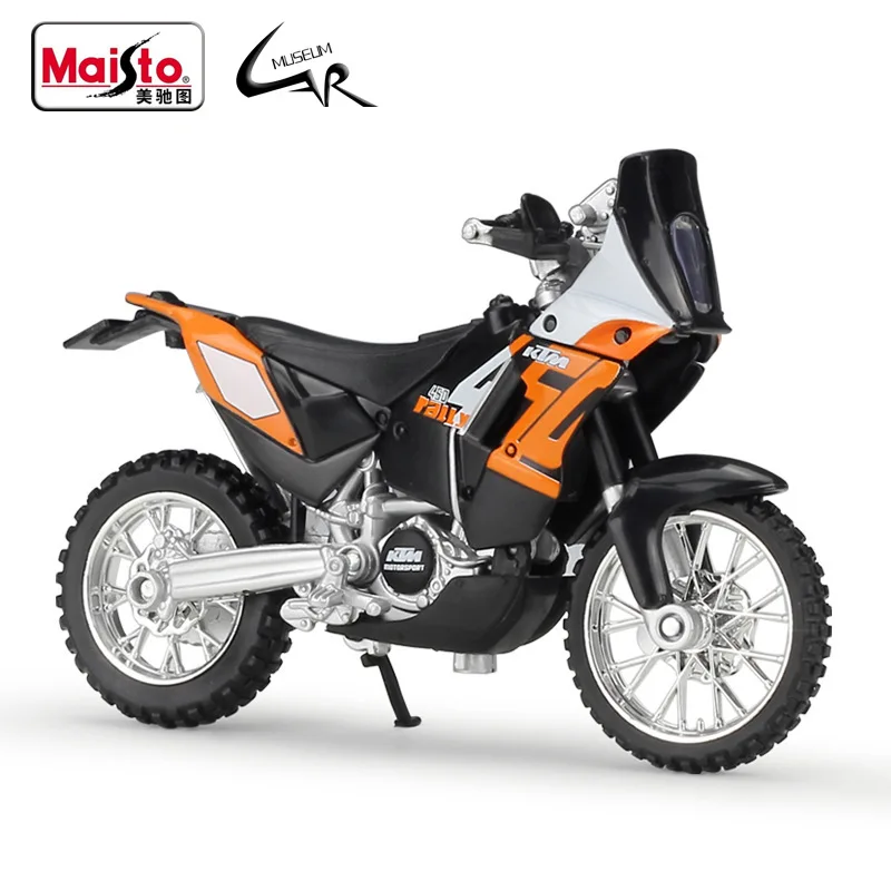 Раллийная модель автомобиля Maisto 1:18 KTM 450 мотоцикла из сплава металлическая