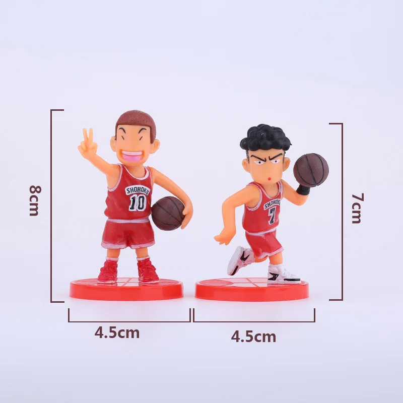 Dunk 5-торт украшения и декоративные элементы Аниме Фигурка Баскетбол Мальчик Гараж Комплект Модель