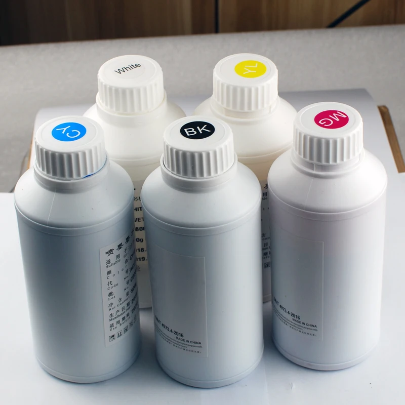 US $345.00 5500ML 51000ML Textile InK Garment DTG Ink For DX5 DX6 DX7 DX10 Printhead For Tshirts Clothes Printing