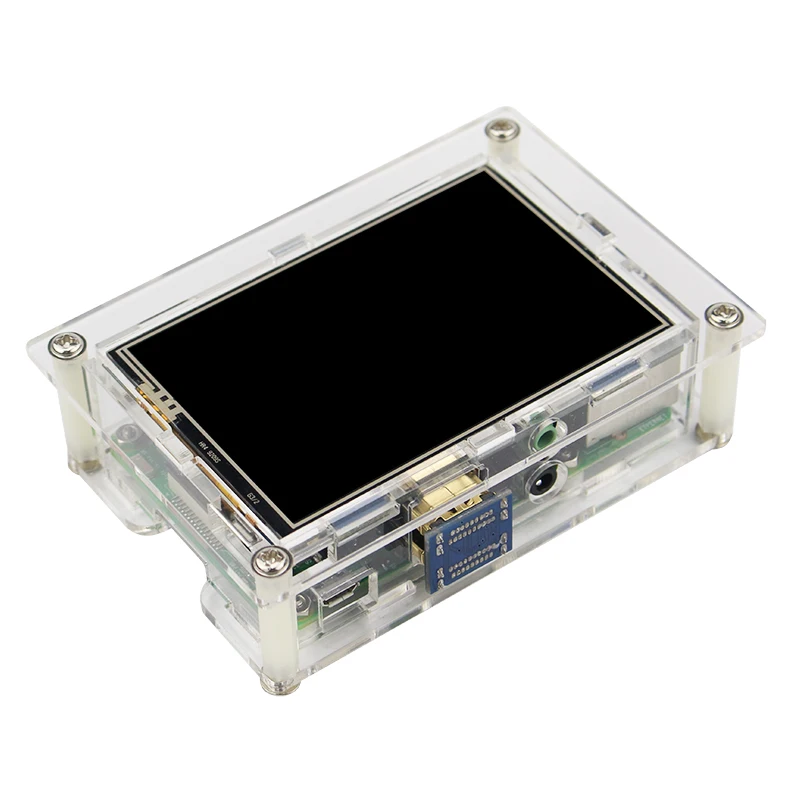 S ROBOT Raspberry Pi 4 дисплей 3,5 дюймов сенсорный экран 480*320 ЖК+ акриловый чехол корпус чехол для Raspberry Pi 3 RPI109