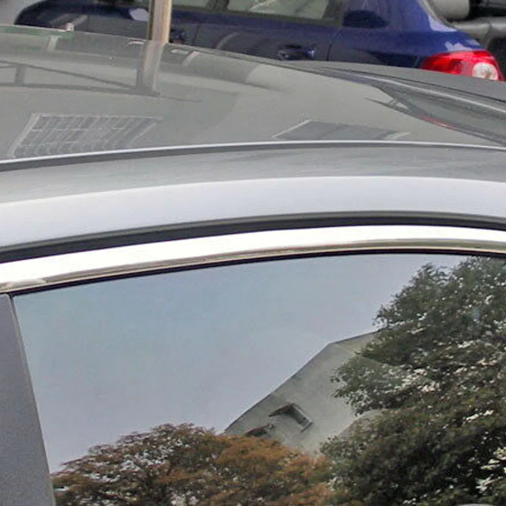 Автомобильный бампер клейкая Авто яркая серебристая хромированная формовочная накладка устойчивая к царапинам полоса