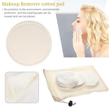 

12Pcs Makeup Remover Pads Reusable Cotton Pads Make Up Facial Remover Bamboo Fiber Facial Skin Care Nursing Pads Skin Cleaning