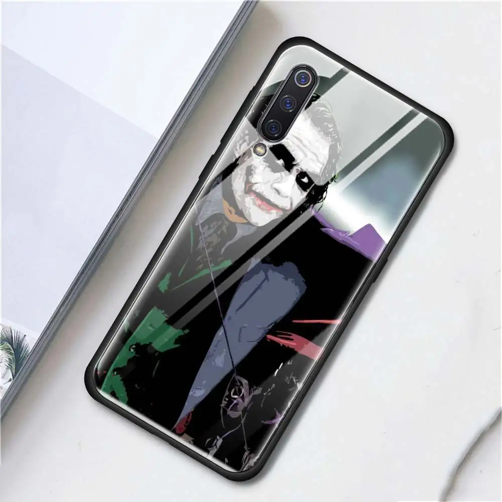 T16 Чехол из закаленного стекла для телефона для Red mi 7, 8A, K20, Note 6, 7, 8 Pro, чехол для Xiaomi mi, A3, CC9E, CC9, задняя крышка, Бэтмен, Джокер, Темный рыцарь - Цвет: T16