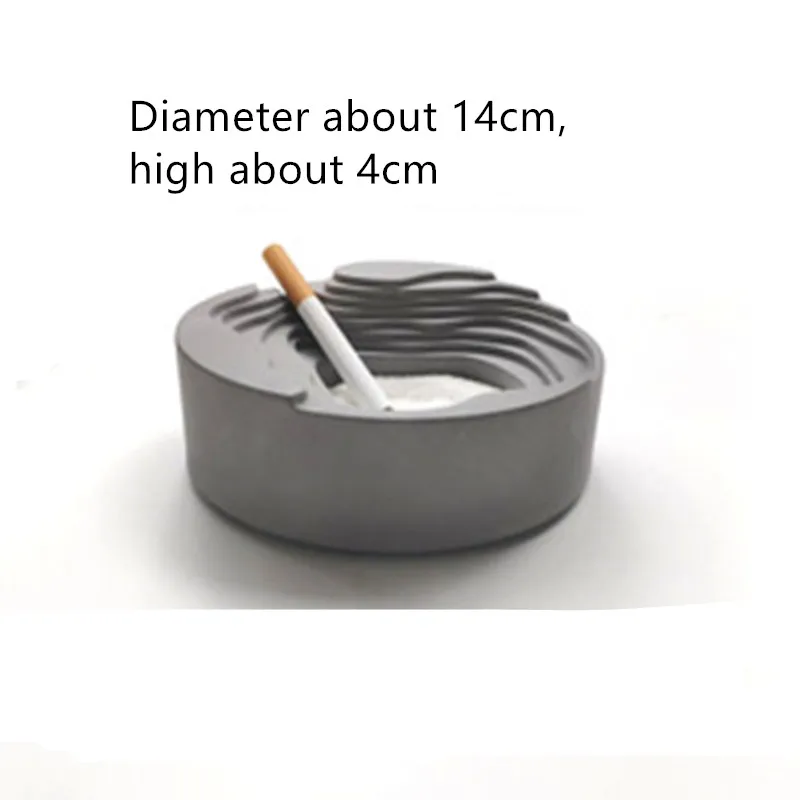 Сливовый Ароматерапия гипсовые формы для бетонной пепельницы делая DIY подставка для кактусов емкость для цементного раствора силиконовая форма - Цвет: Сливовый