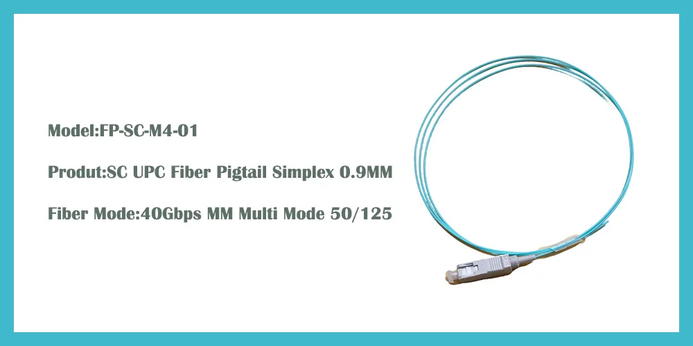 SC UPC Fiber Pigtail 1 Meter M4 1000X500
