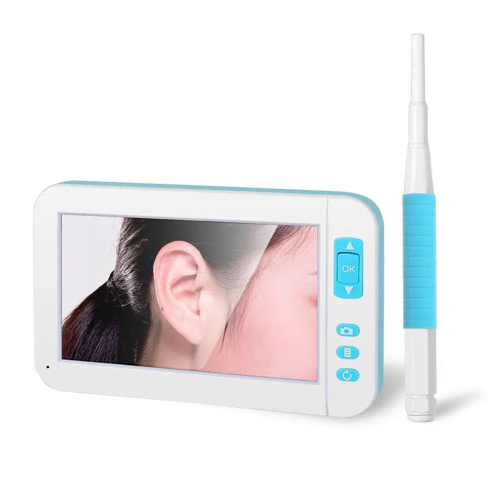 

Handheld Endoscope Ear Spoon Borescope Ear Endoscope Convenient Portable Clear 2000mAh 4.3 Inches 1920 * 1080 Real-Time Video