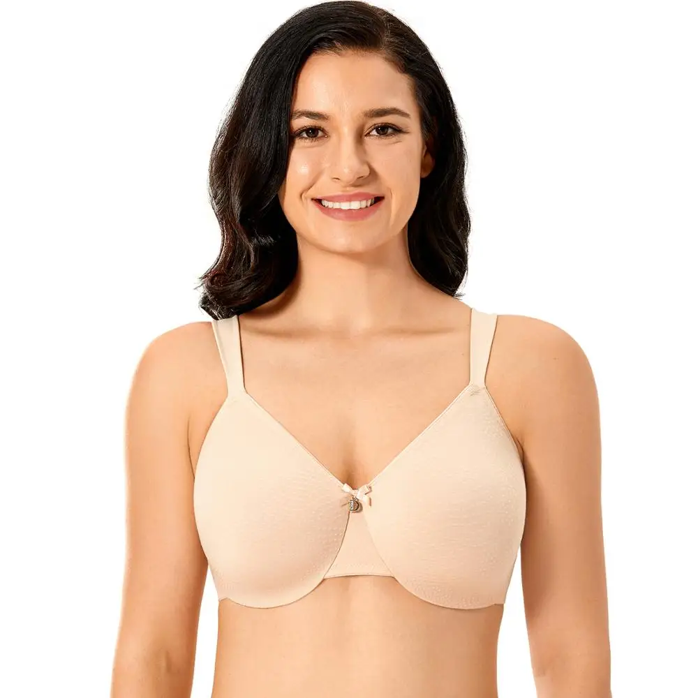 Для женщин Прозрачный Бюстгальтер Minimizer размера плюс Поддержка косточках