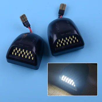 

DWCX 2PCS License Plate Light Lamp LED 68168 15805196 1ALLP00003 Fit for Chevy Silverado Avalanche GMC 1999-2010 2011 2012 2013