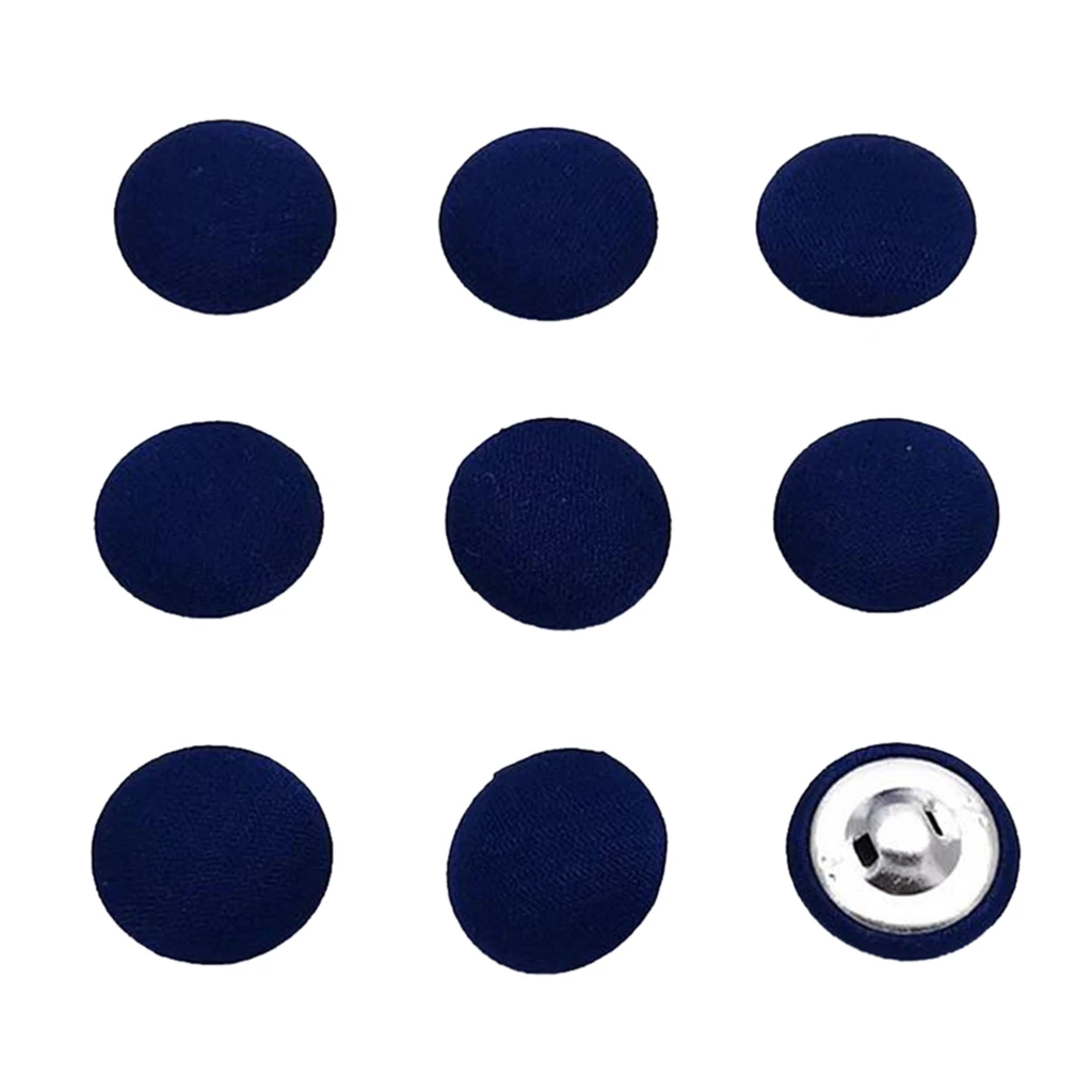 10Pcs Mushroom Fabric Covered Buttons for Sewing Clothing Accessories 20mm