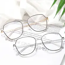 Сплав, большая оправа, анти-синий светильник, плоское зеркало, унисекс, ультра-светильник, оптические очки