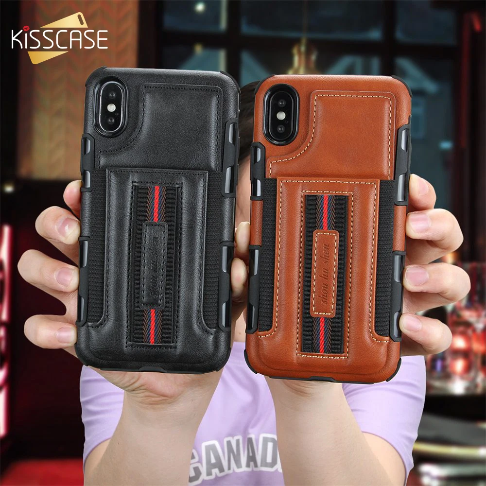 KISSCASE Ice Cube эластичный чехол для телефона iPhone XR 7 8 6 6S Plus Coque Чехол карт s XS X MAX задняя