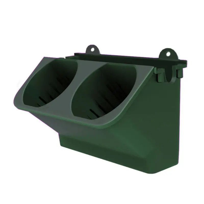 Dark Green Штабелируемые цветочные горшки настенные растительные горшки Висячие Вертикальная сеялка суккуленты, бонсай ваза садовое украшение дома 3 цвета - Цвет: Dark Green