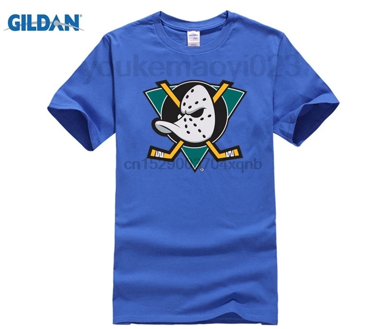 Футболка с логотипом Mighty Ducks Of Anaheim футболка из чистого хлопка|Футболки| |