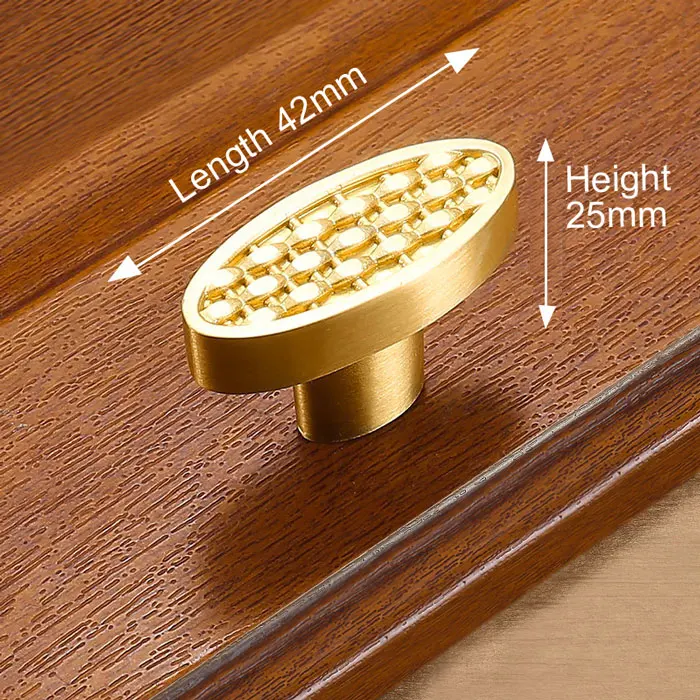 Handle-T1087 KAK ручки для кухонного шкафа из чистой меди, дверные ручки для выдвижных ящиков, Европейское винтажное Латунное Золотое оборудование для обработки мебели - Цвет: Handle-T1087