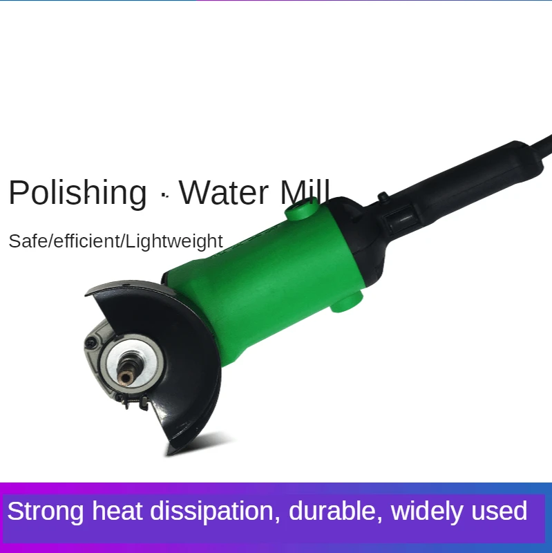 Portable water grinder for stone, jade and marble handheld grinding and polishing machine 1000w 220v electric chain saw angle grinder woodworking glass stone grinding machine with angle grinder chainsaw attachment