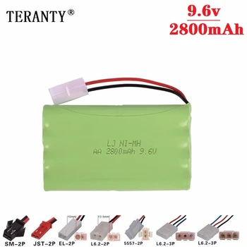 

( H Model ) 9.6v 2800mah NiMH Battery For Rc toy Car Tanks Trains Robot Boat Gun Ni-MH AA 2400mah 9.6v Rechargeable Battery 1Pcs
