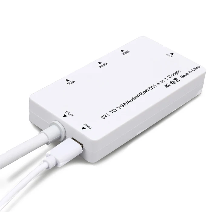 VGA к VGA HDMI DVI адаптер 4-в-1 многофункциональный аудио конвертер USB для компьютера ПК проектор LHB99