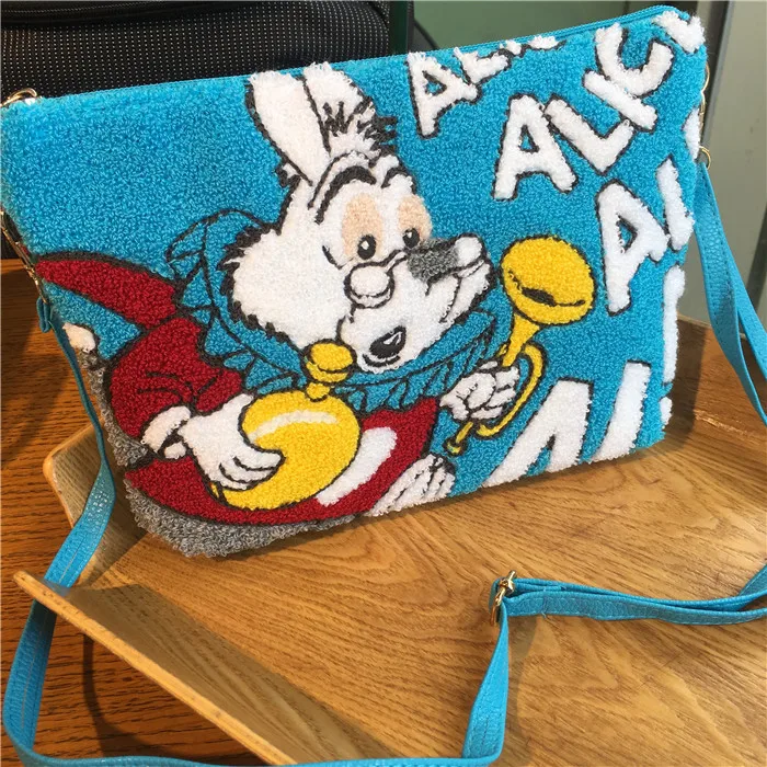Messenger Bag Мультяшная Алиса в стране чудес, Чеширский кот, сумки через плечо, сумка на ремне, женский клатч, косметичка, сумочка, красивый чехол, Органайзер - Цвет: Messenger Bag