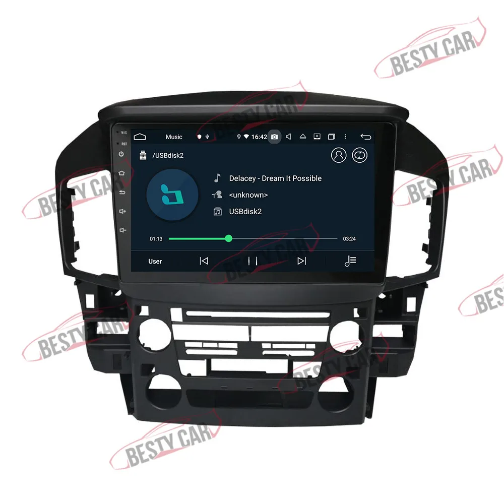 " ips Android 9,0 Автомобильный мультимедийный плеер Радио стерео для Lexus RX300 Toyota Harrier 1998~ 2002 gps навигация wifi BT DSP