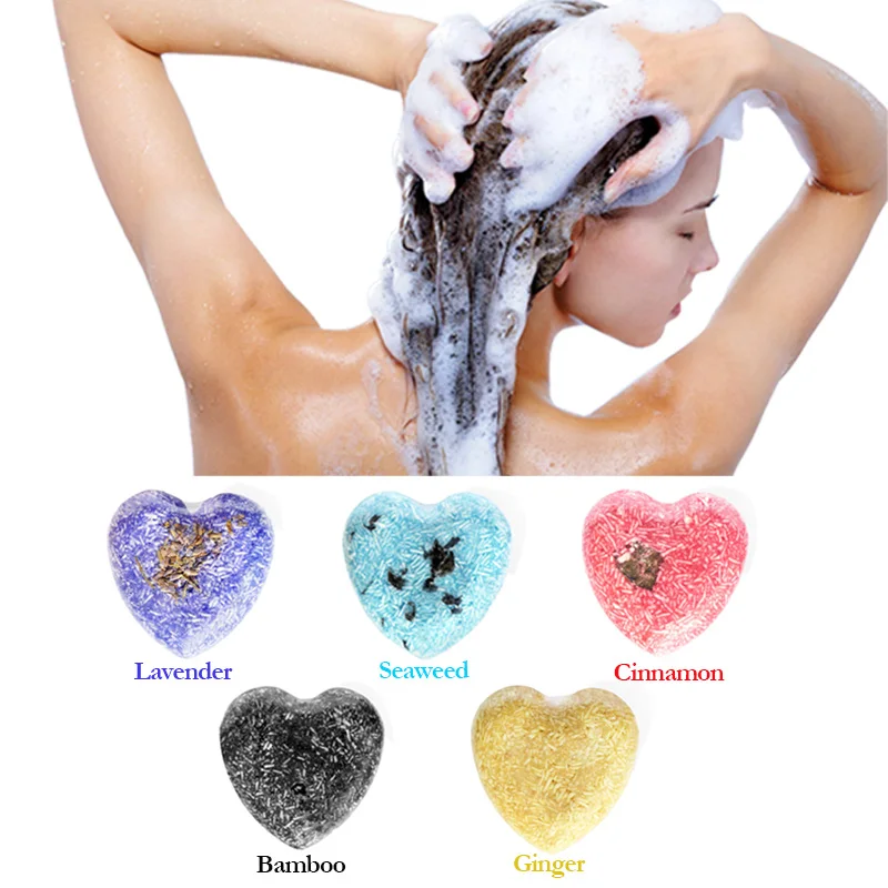 HAIRINQUE 5 Colors 55g Hair Shampoo Bar Cold Processed Handmade Shampoo