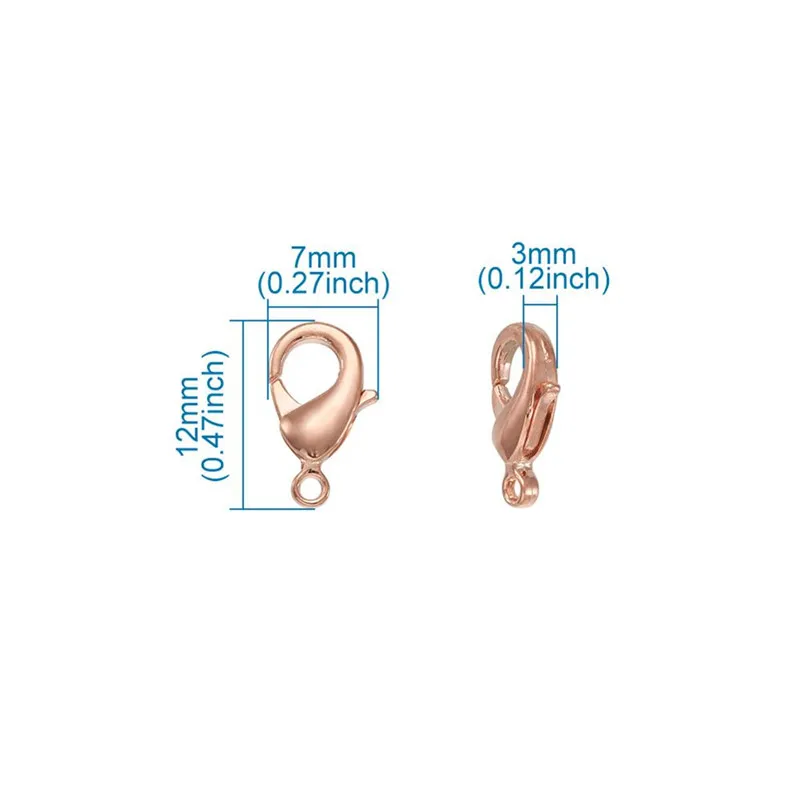 Pandahall-20pcs-Rose-Gold-Brass-Metal-Lobster-Claw-Clasps-Hooks-Bracelet-End-Connectors-For-Jewelry-Making (1)