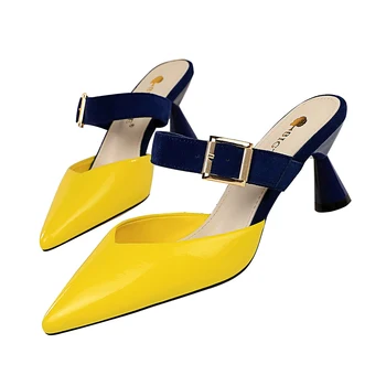 

Buckle Strap Sandals Lady Dress Shoes Women Pumps Festival Party Wedding Shoes Formal Pumps Stilettos High Heels FIS216