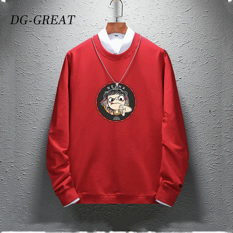 

DG-GREAT Hoodie Hoodies Sweatshirt Men New Spring Autumn Hooded Faces No Face Streetwear Homme Black Gray Off-white Hoody