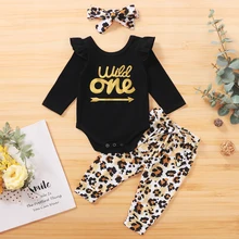 

Leopard Baby Clothes Girl Fashion Kids Clothes Boy 3Piece Infant Girl Clothes Long Sleeve Newborn Clothing Baby Outfit