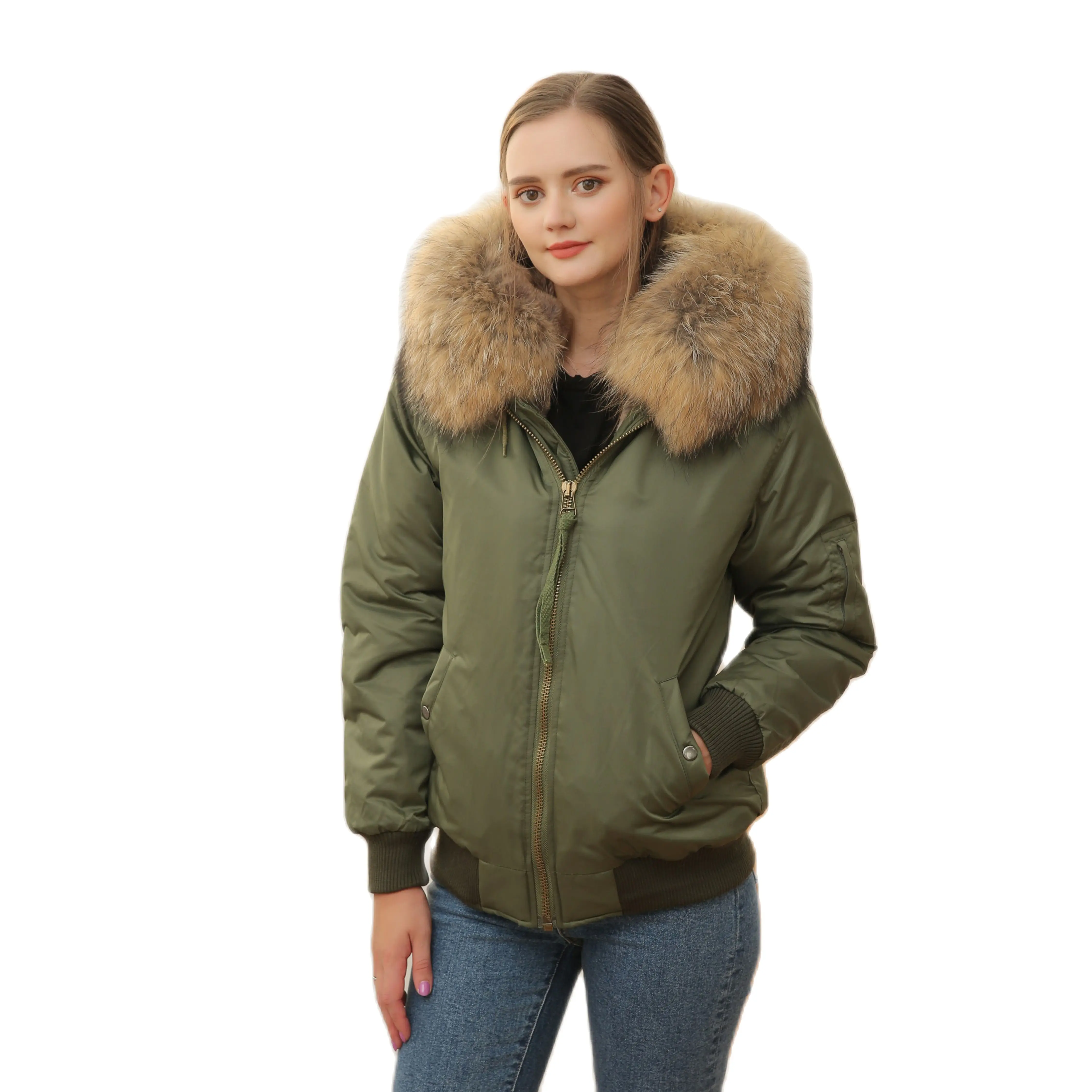 

Высококачественная спортивная куртка-бомбер для девочек, верхняя одежда с подкладкой натурального цвета, модная зимняя куртка