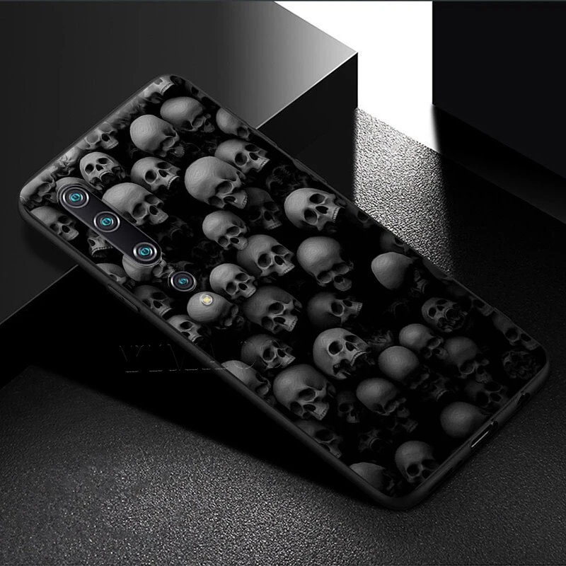 Мягкий ТПУ чехол YIMAOC Horror Skull для Xiaomi Redmi mi Note MAX 3 6 6A 7 mi6 mi8 9 se a1 a2 Pro Lite go pocophone