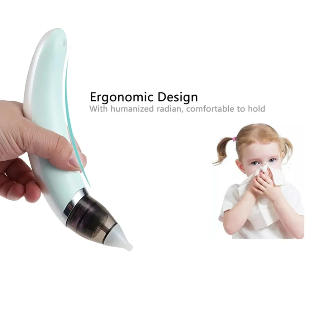 Детское электрическое всасывание устройство очиститель Booger Baby носовой аспиратор мягкий силиконовый детский очиститель сосудов оборудование для нюхания безопасно
